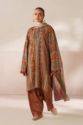 BAROQUE-3PC VISCOSE PRINTED SHIRT WITH VISCOSE PRINTED DUPATTA AND TROUSER-GM-2635