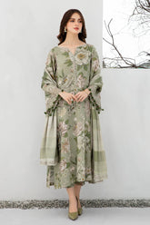 JAZMIN-3PC KHADDAR SHIRT WITH KHADDAR PRINT DUPATTA AND PRINT TROUSER-GM-2559