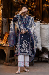 BATIK-3PC LAWN EMBROIDERED SHIRT WITH CHIFFOON PRINT DUPATTA AND EMB TROUSER-GM-4603