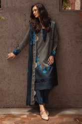 CHARIZMA-3PC KHADDAR PRINTED SHIRT WITH KHADDAR PRINTED DUPATTA AND PRINT TROUSER-GM-2656