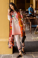 MUSHQ-3PC LAWN PRINTED SHIRT WITH CHIFFON PRINT DUPATTA AND PRINT TROUSER-GM-2508