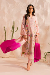 MIRANA-3PC LAWN EMBROIDERED SHIRT WITH CHIFFON TYE&DYE DUPATTA & TROUSER-GM-4506