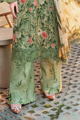 MARIA.B-3PC LAWN PRINTED SHIRT WITH CHIFFON PRINT DUPATTA AND PRINT TROUSER-GM-2506