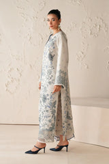 BAROQUE-3PC VISCOSE PRINTED SHIRT WITH VISCOSE PRINTED DUPATTA AND TROUSER-GM-2633