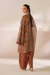 BAROQUE-3PC VISCOSE PRINTED SHIRT WITH VISCOSE PRINTED DUPATTA AND TROUSER-GM-2635