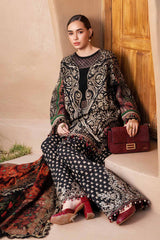 MARIA.B-3PC LAWN EMBROIDERED PRINTED SHIRT WITH CHIFFON PRINT DUPATTA AND PRINT TROUSER-GM-2517