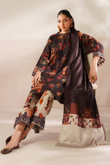 BAROQUE-3PC VISCOSE PRINTED SHIRT WITH VISCOSE PRINTED DUPATTA AND TROUSER-GM-2634