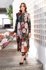 BAROQUE-3PC KHADDAR PRINTED SHIRT WITH KHADDAR PRINTED DUPATTA AND PRINT TROUSER-GM-2623