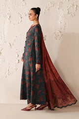 BAROQUE-3PC VISCOSE PRINTED SHIRT WITH VISCOSE PRINTED DUPATTA AND TROUSER-GM-2640