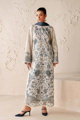 BAROQUE-3PC VISCOSE PRINTED SHIRT WITH VISCOSE PRINTED DUPATTA AND TROUSER-GM-2633