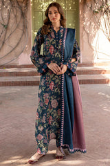 BAROQUE-3PC KHADDAR PRINTED SHIRT WITH KHADDAR PRINTED DUPATTA AND PRINT TROUSER-GM-2647