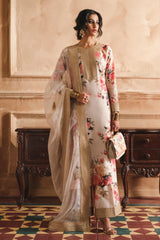 ZAINAB CHOTANI-3PC SHAMOZE SILK PRINTED EMBROIDERED SHIRT WITH SOFT SILK PRINTED EMB DUPATTA & EMB TROUSER-GM-1721