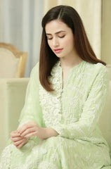 BAREEZE- 3PC LAWN EMBROIDERED SHIRT WITH ORGANZA EMBROIDERED DUPATTA & TROUSER-GM-4605