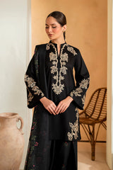 IZNIK- 3PC LAWN EMBROIDERED SHIRT WITH CHIFFON PRINTED DUPATTA AND EMB TROUSER-GM-4513