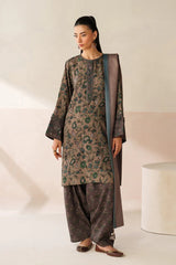 BAROQUE-3PC VISCOSE PRINTED SHIRT WITH VISCOSE PRINTED DUPATTA AND TROUSER-GM-2637