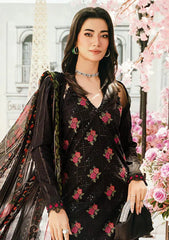 MARIA B-3PC LAWN EMBROIDERED SHIRT WITH MONARK PRINT DUPATTA & TROUSER-GM-3775