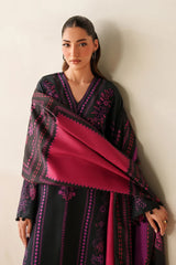 BAROQUE-3PC KHADDAR PRINTED SHIRT WITH KHADDAR PRINTED DUPATTA AND PRINTED TROUSER-GM-2659