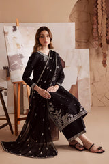 BATIK-3PC DHANAK EMBROIDERED SHIRT WITH CHIFFON EMBROIDERED DUPATTA AND TROUSER-GM-4155