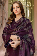 BAROQUE-3PC KHADDAR PRINTED SHIRT WITH KHADDAR PRINTED DUPATTA AND PRINT TROUSER-GM-2649