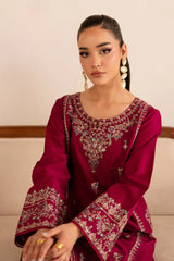 BATIK-2PC DHANAK EMBROIDERED SHIRT & EMBROIDERED TROUSER-GM-110