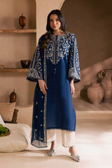 BATIK-3PC LAWN EMBROIDERED SHIRT WITH CHIFFOON EMBROIDERED DUPATTA AND EMB TROUSER-GM-4621