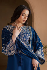 BATIK-3PC LAWN EMBROIDERED SHIRT WITH CHIFFOON EMBROIDERED DUPATTA AND EMB TROUSER-GM-4621