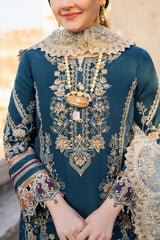 BATIK-3PC LAWN SEQUIN EMBROIDERED SHIRT WITH KHADDI NET EMBROIDERED DUPATTA AND EMB TROUSER-GM-4672