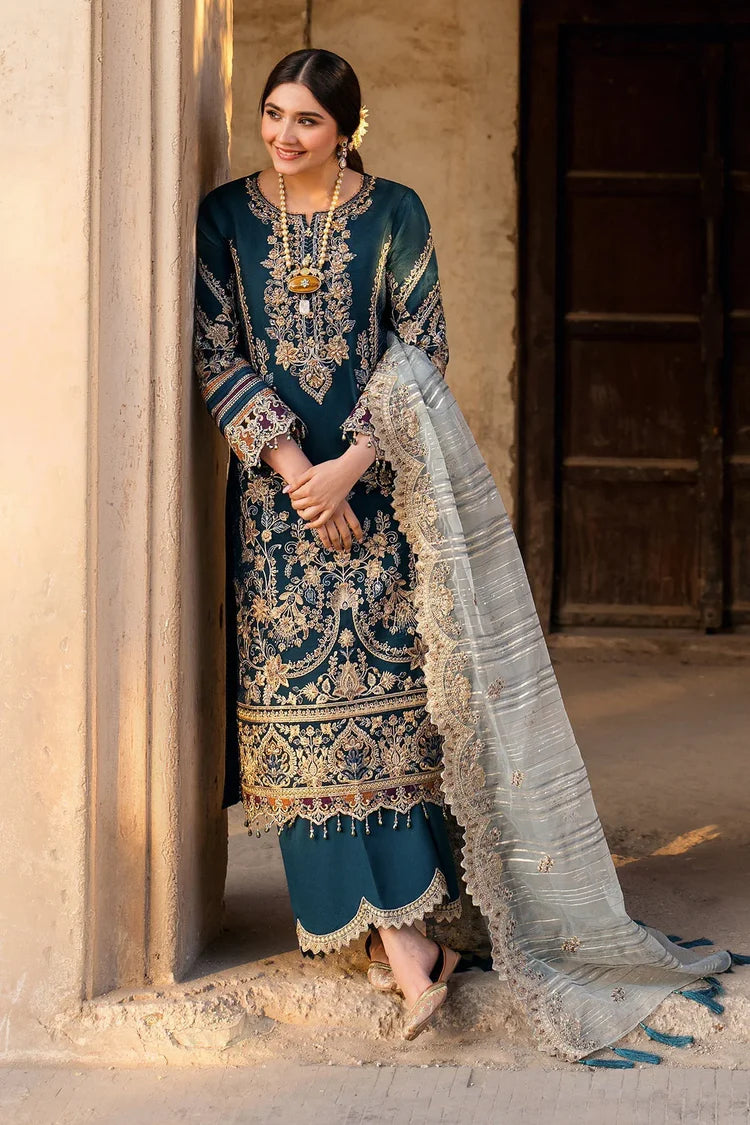 BATIK-3PC LAWN SEQUIN EMBROIDERED SHIRT WITH KHADDI NET EMBROIDERED DUPATTA AND EMB TROUSER-GM-4672