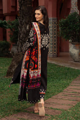 CHARIZMA-3PC KHADDAR PRINTED SHIRT WITH KHADDAR PRINTED DUPATTA AND PRINT TROUSER-GM-2657