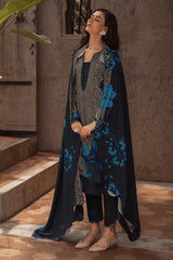 CHARIZMA-3PC KHADDAR PRINTED SHIRT WITH KHADDAR PRINTED DUPATTA AND PRINT TROUSER-GM-2656