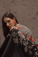 CHARIZMA-3PC KHADDAR PRINTED SHIRT WITH KHADDAR PRINTED DUPATTA AND PRINT TROUSER-GM-2653