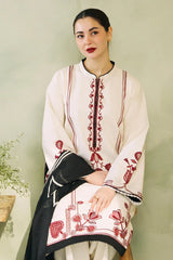 ZAHRA SHAHJAHAN- 3PC LAWN EMBROIDERED SHIRT WITH DIAMOND PRINTED DUPATTA-GM-2738