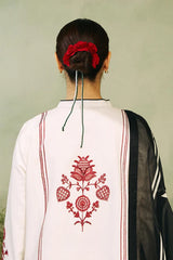 ZAHRA SHAHJAHAN- 3PC LAWN EMBROIDERED SHIRT WITH DIAMOND PRINTED DUPATTA-GM-2738