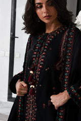 BATIK-3PC DHANAK EMBROIDERED SHIRT WITH DHANAK EMBROIDERED SHAWL AND TROUSER-GM-4340