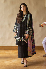 MUSHQ-3PC LAWN EMBROIDERED SHIRT WITH MONARK PRINT DUAPATTA AND TROUSER-GM-3719