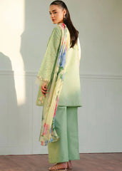 ZARA SHAH JAHAN - 3PC LAWN EMBROIDERED SHIRT WITH MONARK PRINTED DUPATTA AND TROUSER-GM-3753