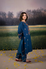 URGE-2PC LAWN EMBROIDRED SHIRT WITH LAWN EMBROIDRED TROUSER-GM-3483