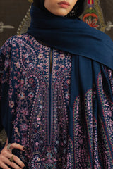 ZARA SHAH JAHAN-3PC LAWN EMBROIDERED SHIRT WITH KHADDI NET EMBROIDERED DUPATTA AND TROUSER-GM-4676