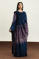 ZARA SHAH JAHAN-3PC LAWN EMBROIDERED SHIRT WITH KHADDI NET EMBROIDERED DUPATTA AND TROUSER-GM-4676