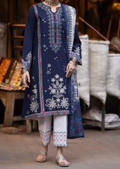 BATIK-3PC LAWN EMBROIDERED SHIRT WITH CHIFFOON PRINT DUPATTA AND EMB TROUSER-GM-4603