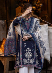 BATIK-3PC LAWN EMBROIDERED SHIRT WITH CHIFFOON PRINT DUPATTA AND EMB TROUSER-GM-4603