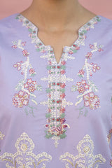 MIRAKHI-3PC LAWN EMBROIDERED SHIRT WITH KHAADI NET EMB DUPATTA & TROUSER-GM-3805